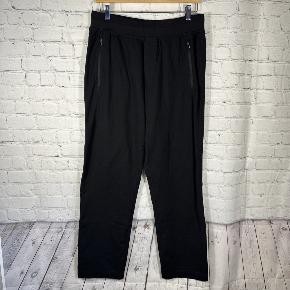 LULULEMON Mens Discipline Pant Sweatpants Large Black Comfy Lounge Active Luon